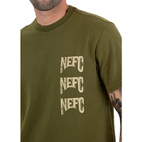 Playera Manga Corta New Era N.E.F.C 1920 Washed Verde