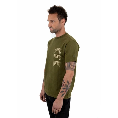 Playera Manga Corta New Era N.E.F.C 1920 Washed Verde