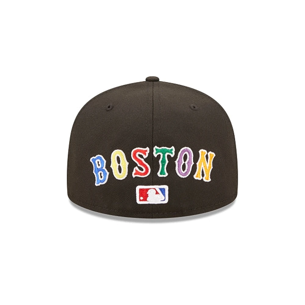 Boston Red Sox MLB Prismatic 59FIFTY Cerrada