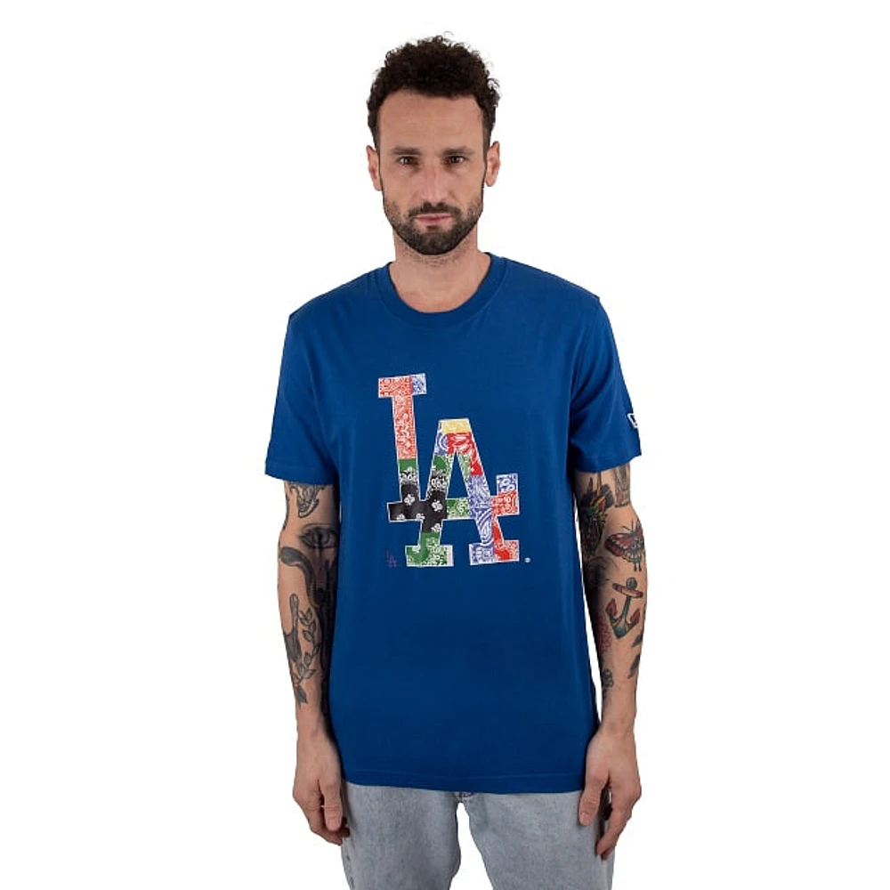 Playera Manga Corta Los Angeles Dodgers Patchwork