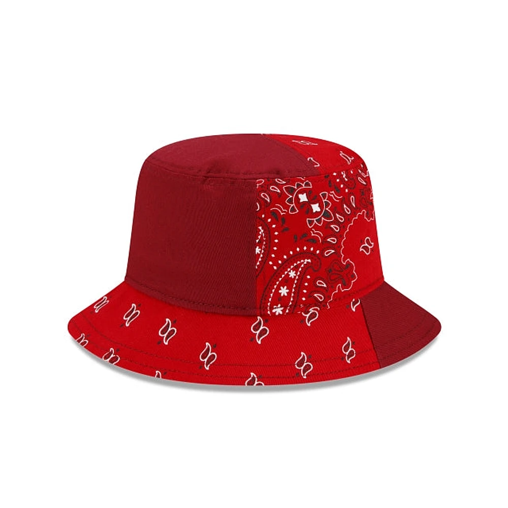 Bucket New Era Patchwork Roja