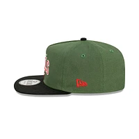 Chicago Bulls Stencil Golfer Snapback