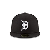 Detroit Tigers Black & White 59FIFTY Cerrada