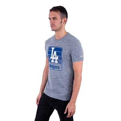 Playera Manga Corta Los Angeles Dodgers MLB Fangear Gris