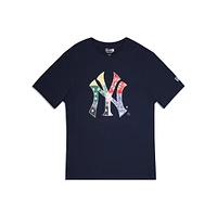 Playera Manga Corta New York Yankees Patchwork