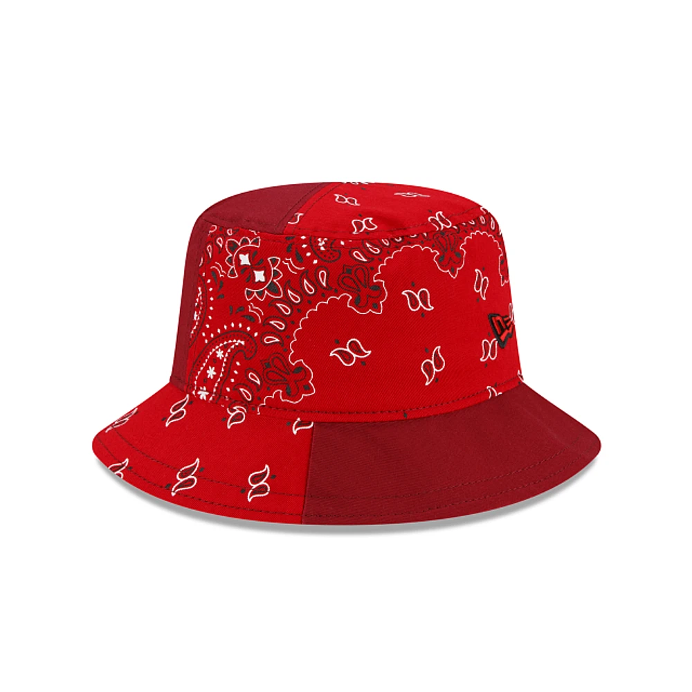 Bucket New Era Patchwork Roja