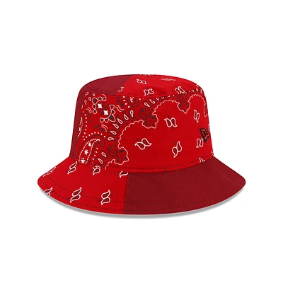 Bucket New Era Patchwork Roja