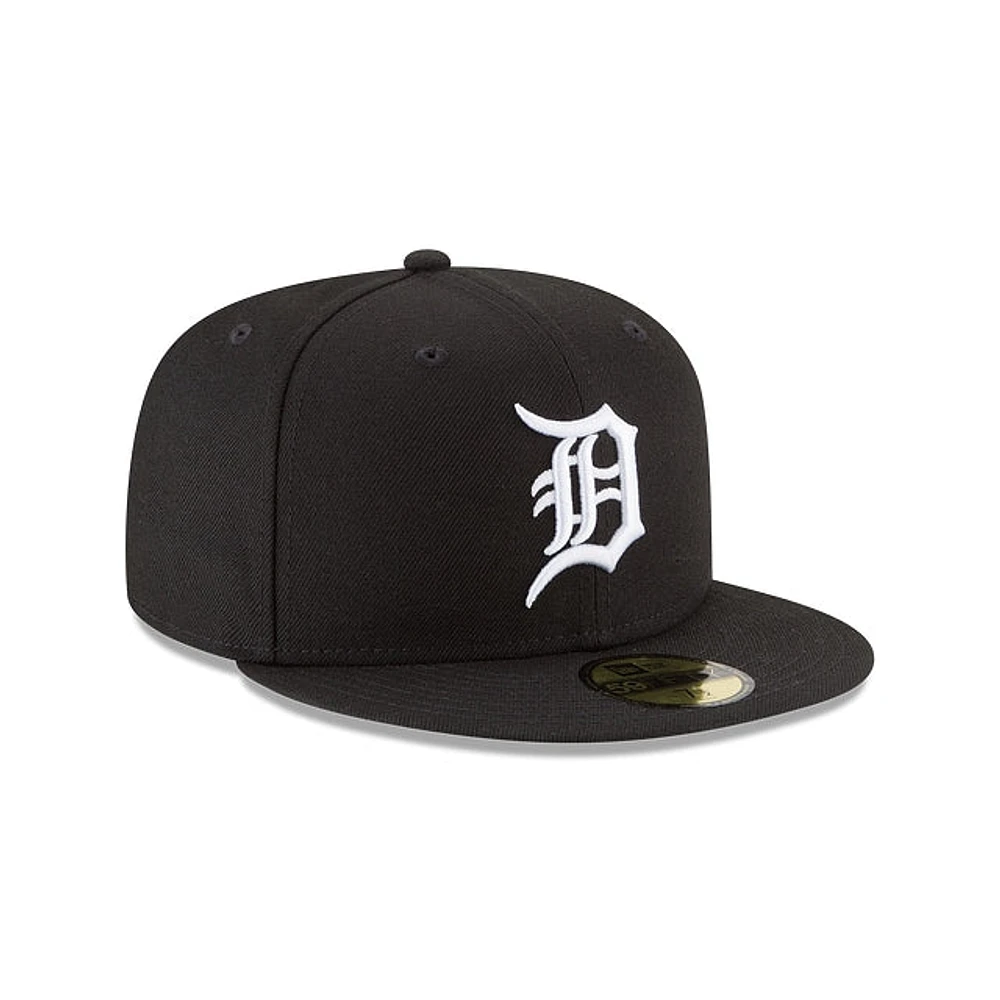 Detroit Tigers Black & White 59FIFTY Cerrada