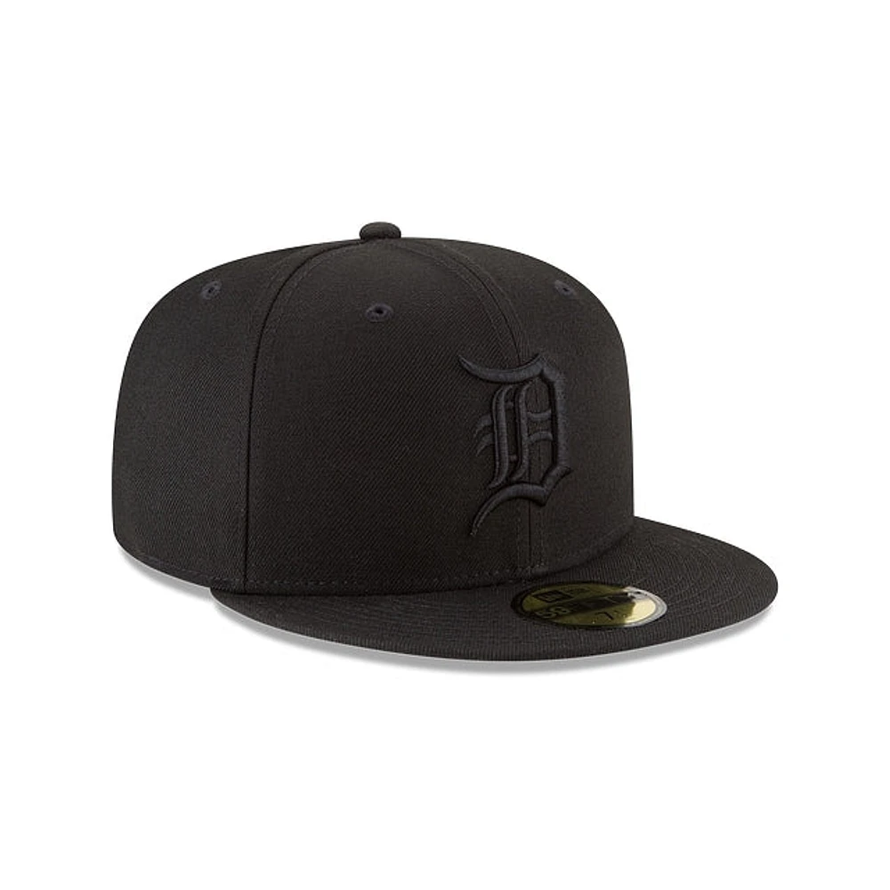 Detroit Tigers Black On 59FIFTY Cerrada