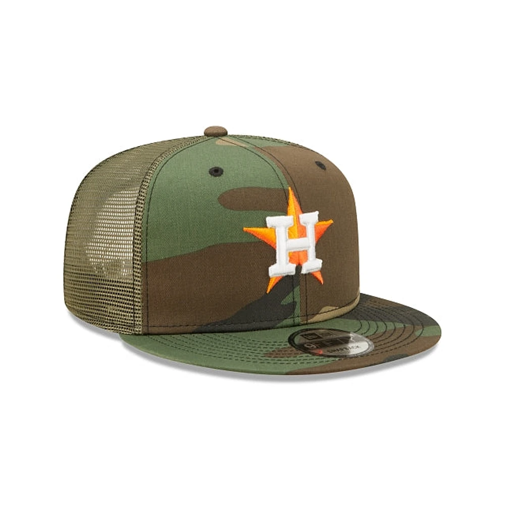 Houston Astros MLB Camo Truck 9FIFTY Snapback