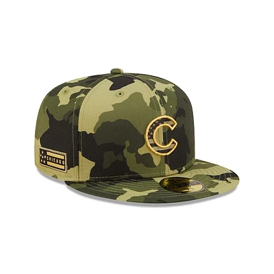 Chicago Cubs MLB Armed Forces Day 2022 59FIFTY Cerrada