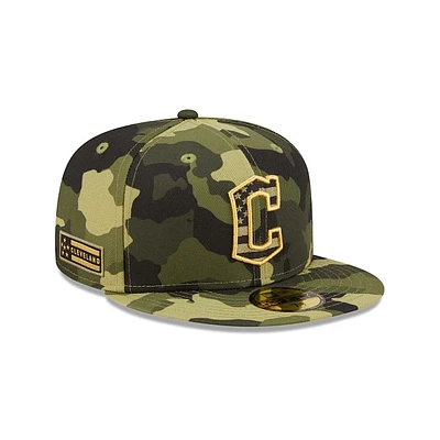 Cleveland Guardians MLB Armed Forces Day 2022 59FIFTY Cerrada