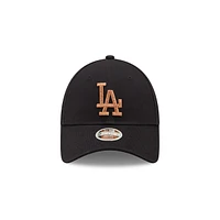 Los Angeles Dodgers Metallic Logo 9FORTY Strapback para Mujer