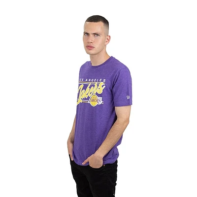 Playera Manga Corta Los Angeles Lakers NBA Throwback