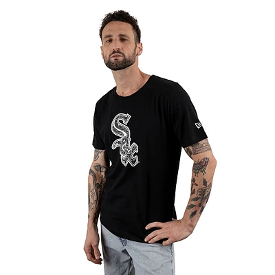 Playera Manga Corta Chicago White Sox Paisley Elements