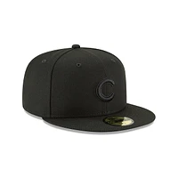 Chicago Cubs Black On 59FIFTY Cerrada