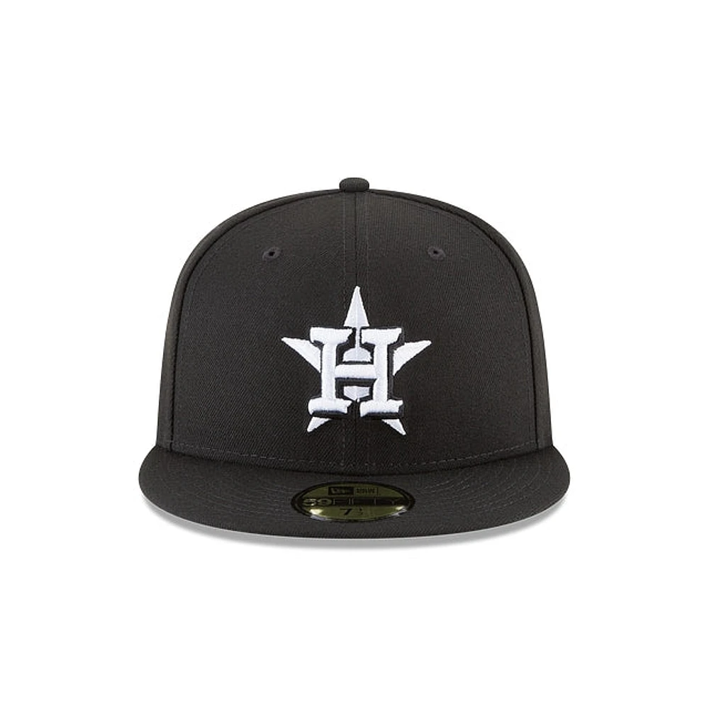 Houston Astros Black & White 59FIFTY Cerrada