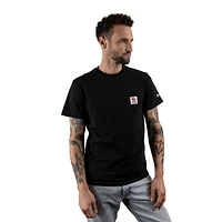 Playera Manga Corta New Era Pocket Negra