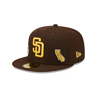 San Diego Padres Throwback 59FIFTY Cerrada