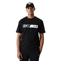 Playera Manga Corta Logo NBA Oversized East/West Negra