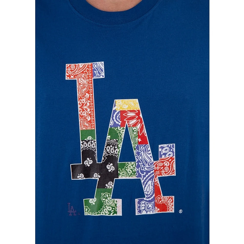 Playera Manga Corta Los Angeles Dodgers Patchwork