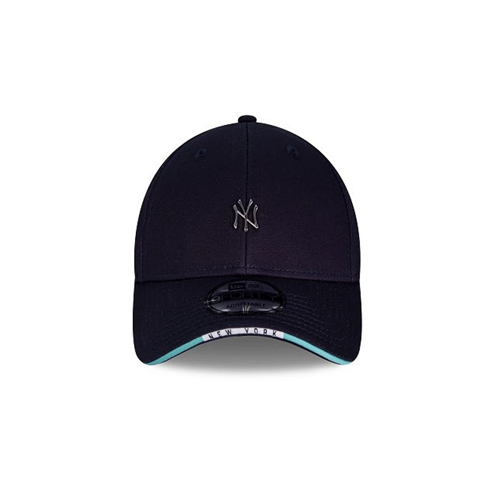 New York Yankees Sandwich Mini Metal 9FORTY Strapback Navy