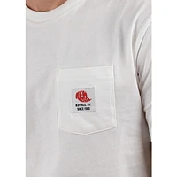 Playera Manga Corta New Era Pocket Blanca