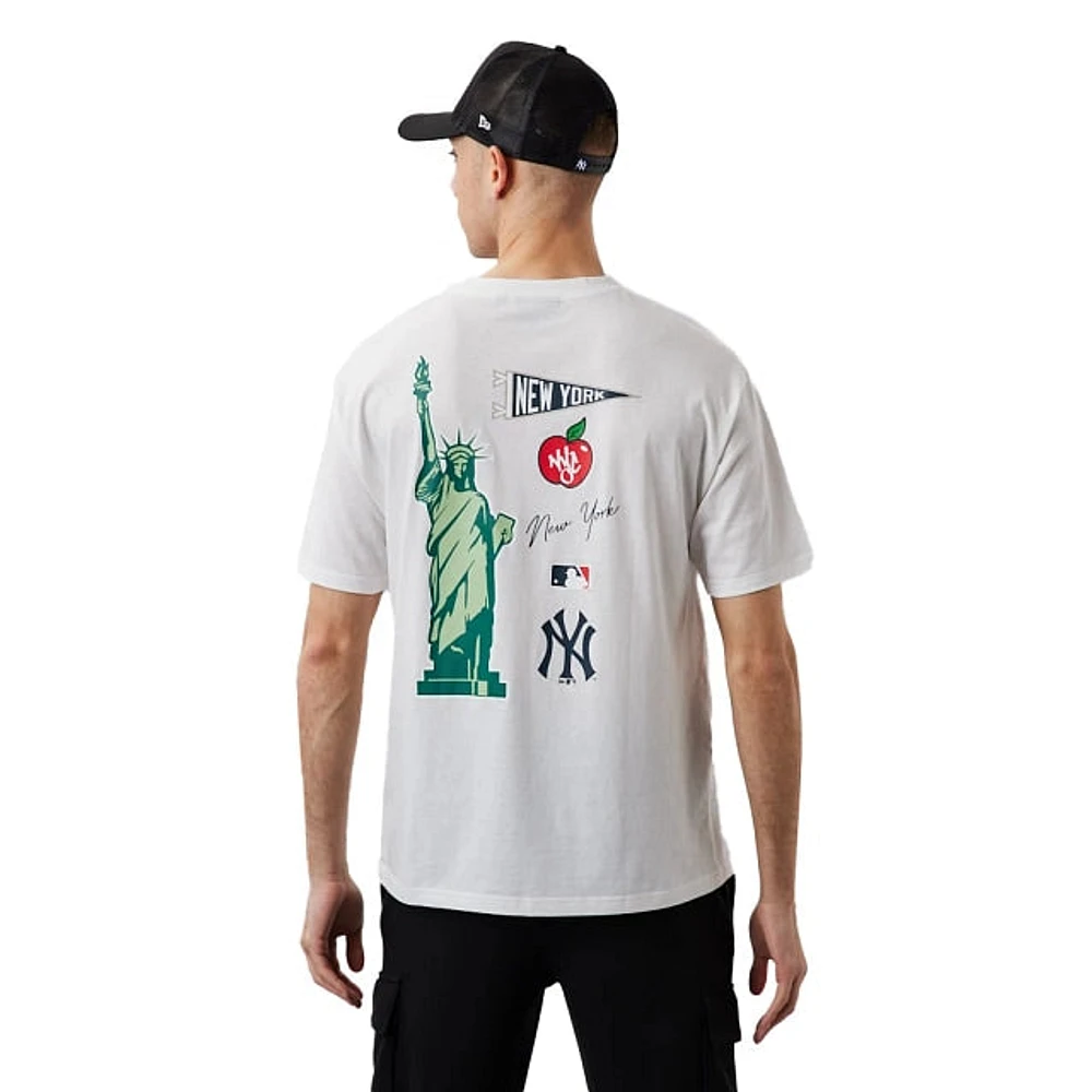 Playera Manga Corta New York Yankees City Graphic