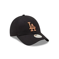 Los Angeles Dodgers Metallic Logo 9FORTY Strapback para Mujer