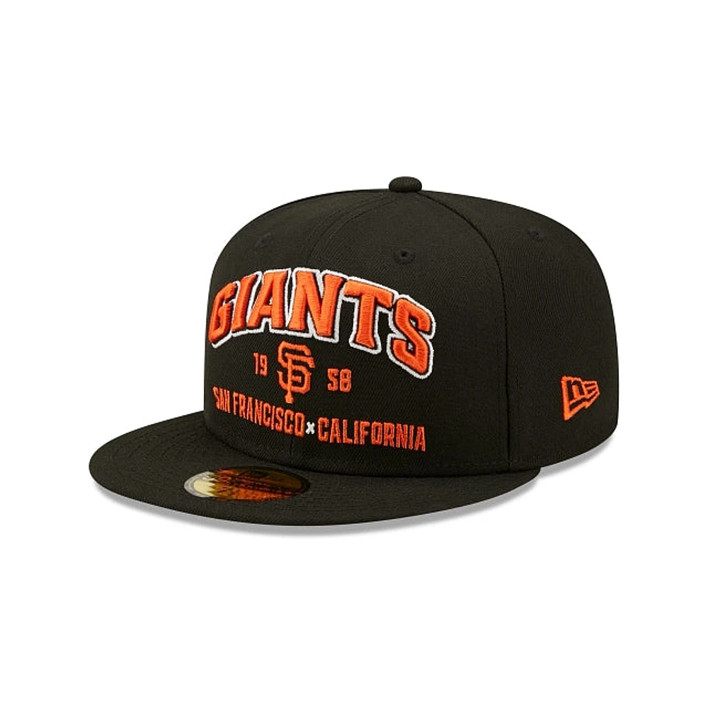 San Francisco Giants Stacked  59FIFTY Cerrada