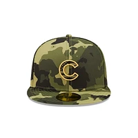 Chicago Cubs MLB Armed Forces Day 2022 59FIFTY Cerrada