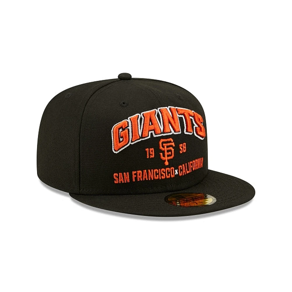 San Francisco Giants Stacked  59FIFTY Cerrada