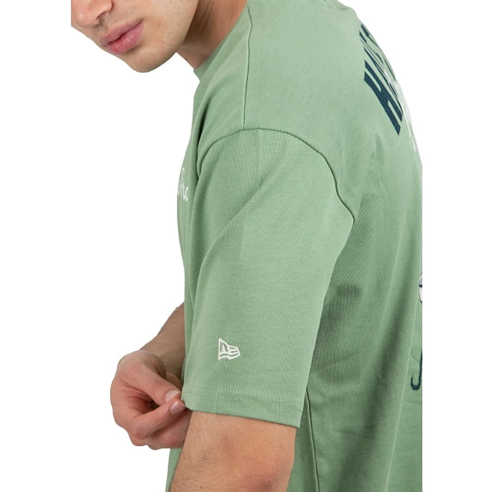 Playera Manga Corta New Era Half Time Verde