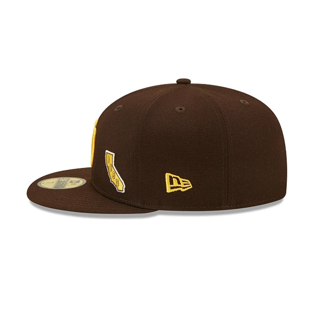 San Diego Padres Throwback 59FIFTY Cerrada