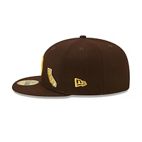 San Diego Padres Throwback 59FIFTY Cerrada