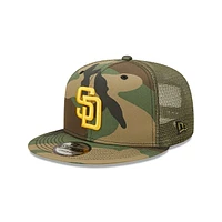 San Diego Padres MLB Camo Truck 9FIFTY Snapback