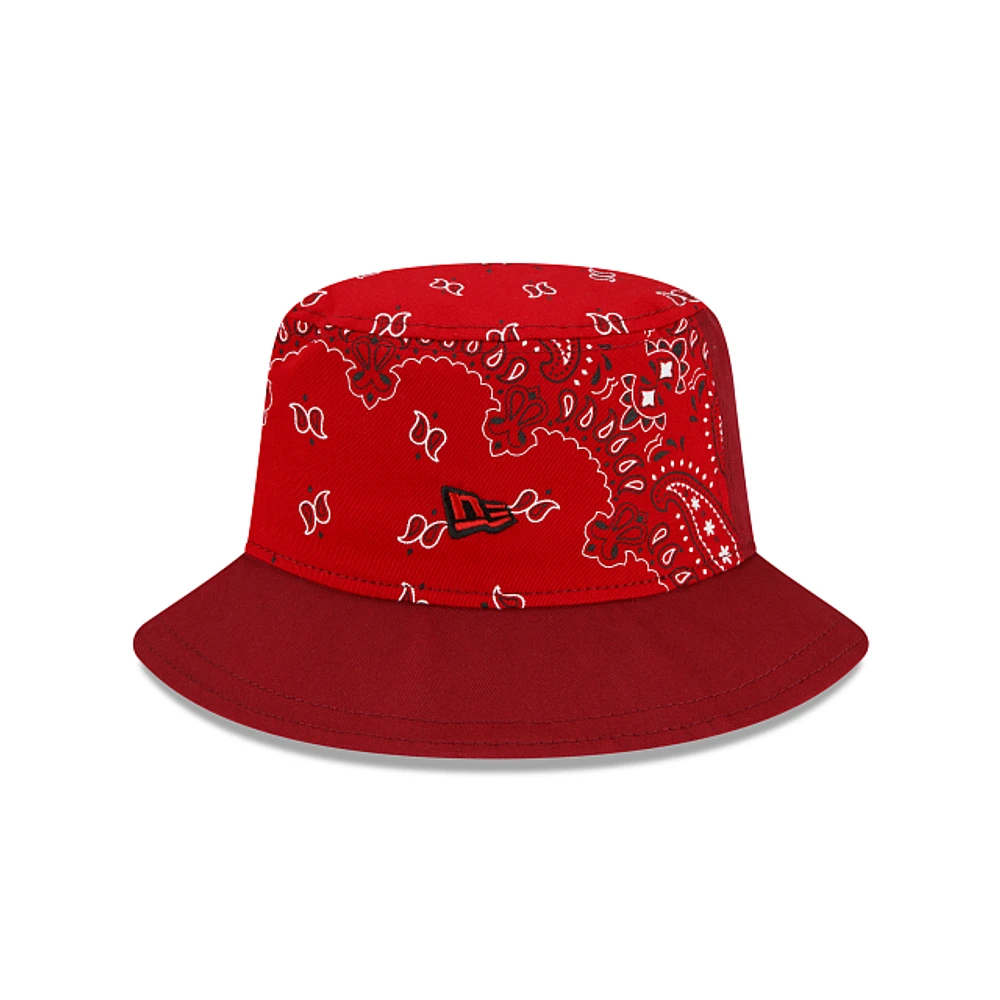 Bucket New Era Patchwork Roja