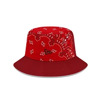 Bucket New Era Patchwork Roja