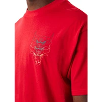 Playera Manga Corta Chicago Bulls Stack Logo