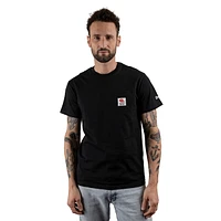 Playera Manga Corta New Era Pocket Negra