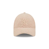 New York Yankees Women's Borg 9FORTY Snapback Rosa para Mujer