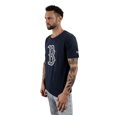 Playera Manga Corta Boston Red Sox Paisley Elements