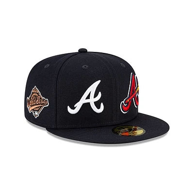 Atlanta Braves MLB Patch Pride 59FIFTY Cerrada