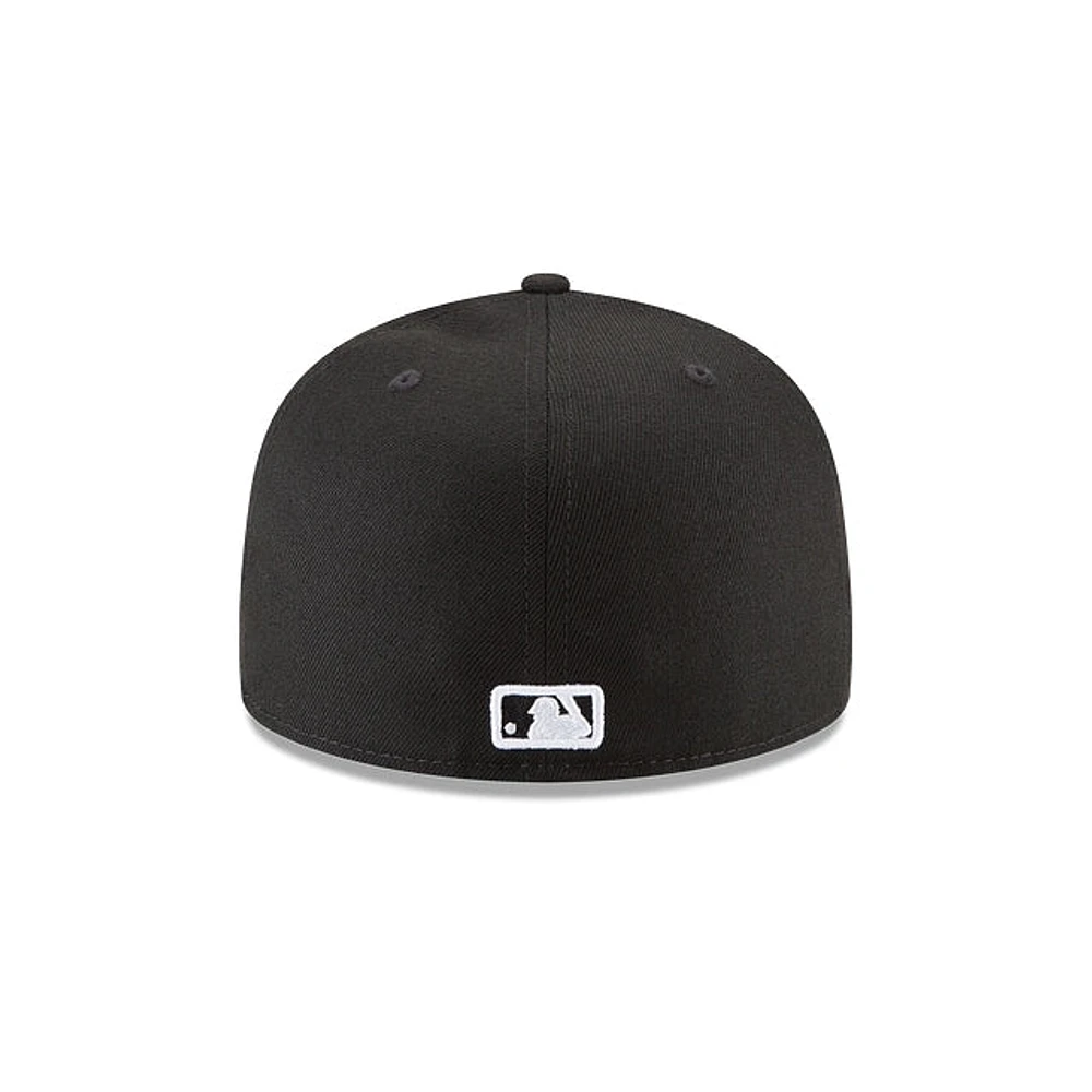 Atlanta Braves Black & Wihte 59FIFTY Cerrada