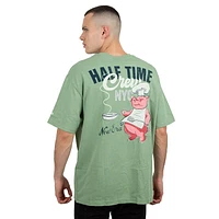 Playera Manga Corta New Era Half Time Verde