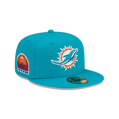 Miami Dolphins NFL Patch Up 59FIFTY Cerrada