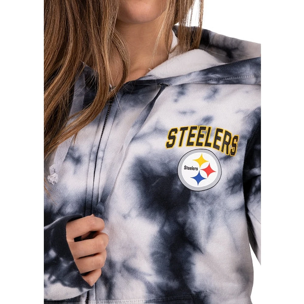 Sudadera Pittsburgh Steelers NFL Tie Dye para Mujer