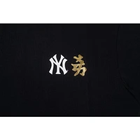 Playera Manga Corta New York Yankees Kanji MLB Negra