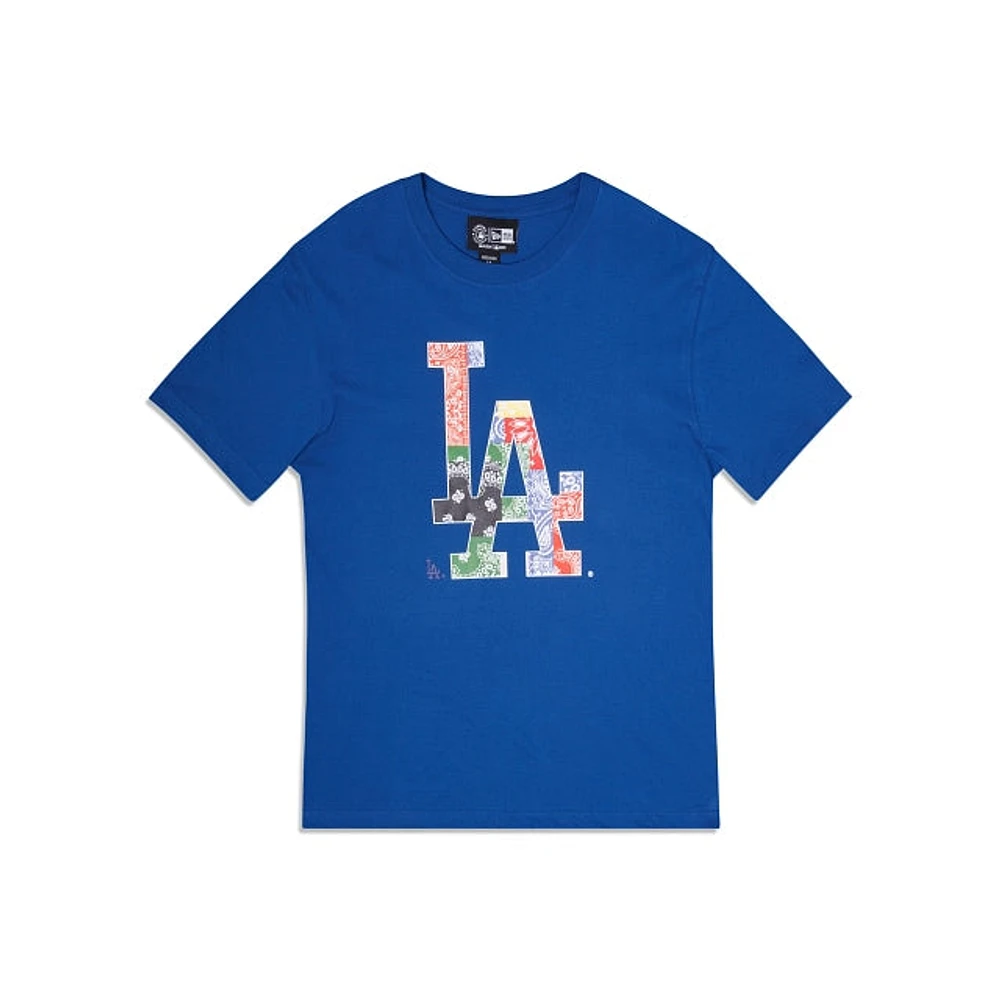 Playera Manga Corta Los Angeles Dodgers Patchwork