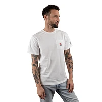 Playera Manga Corta New Era Pocket Blanca